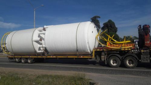 Tanque de fibra de vidrio PRFV industrial